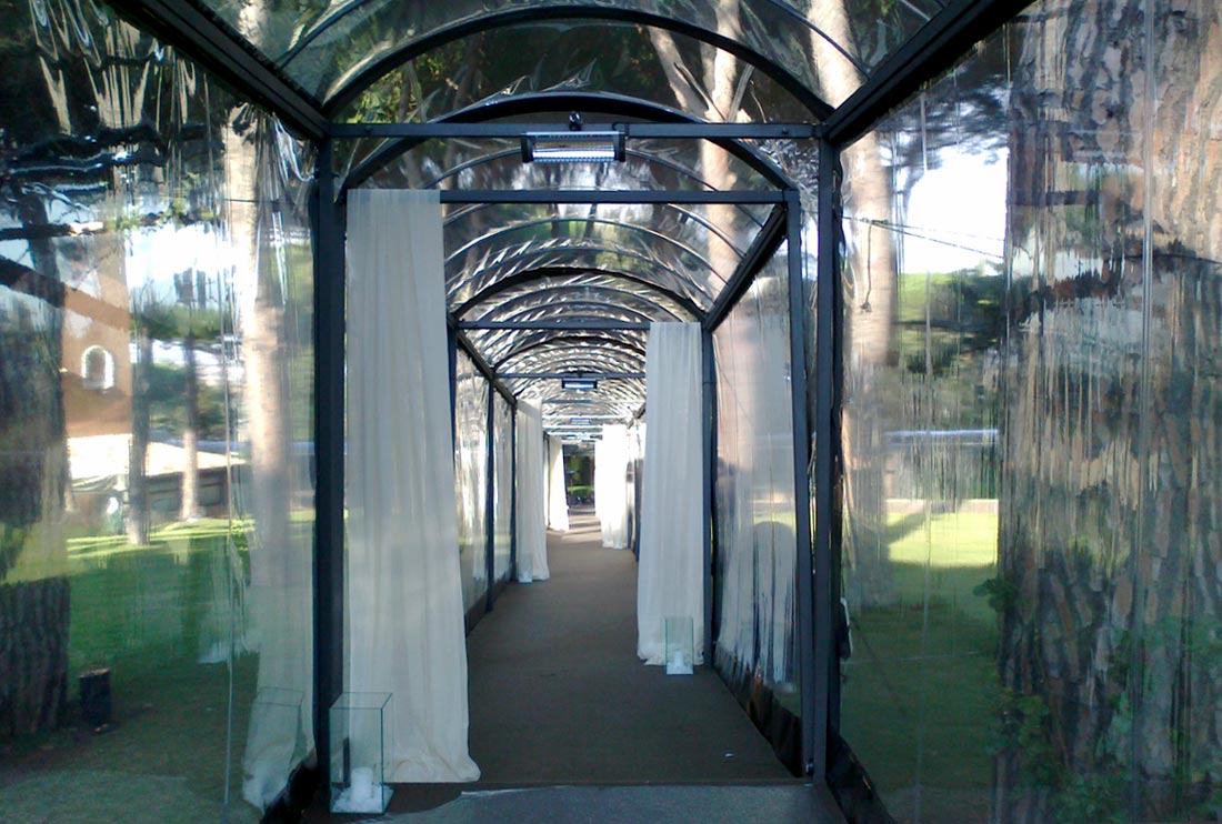 Wedding tunnel and connecting structure